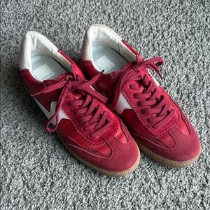 Red Suede & Leather DOLCE VITA Sneakers